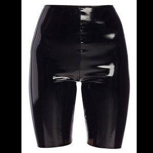 Commando Patent Leather Bike Shorts S $92